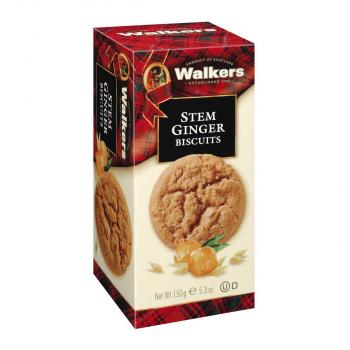 Stem Ginger Biscuits 150g / Walkers Kekse
